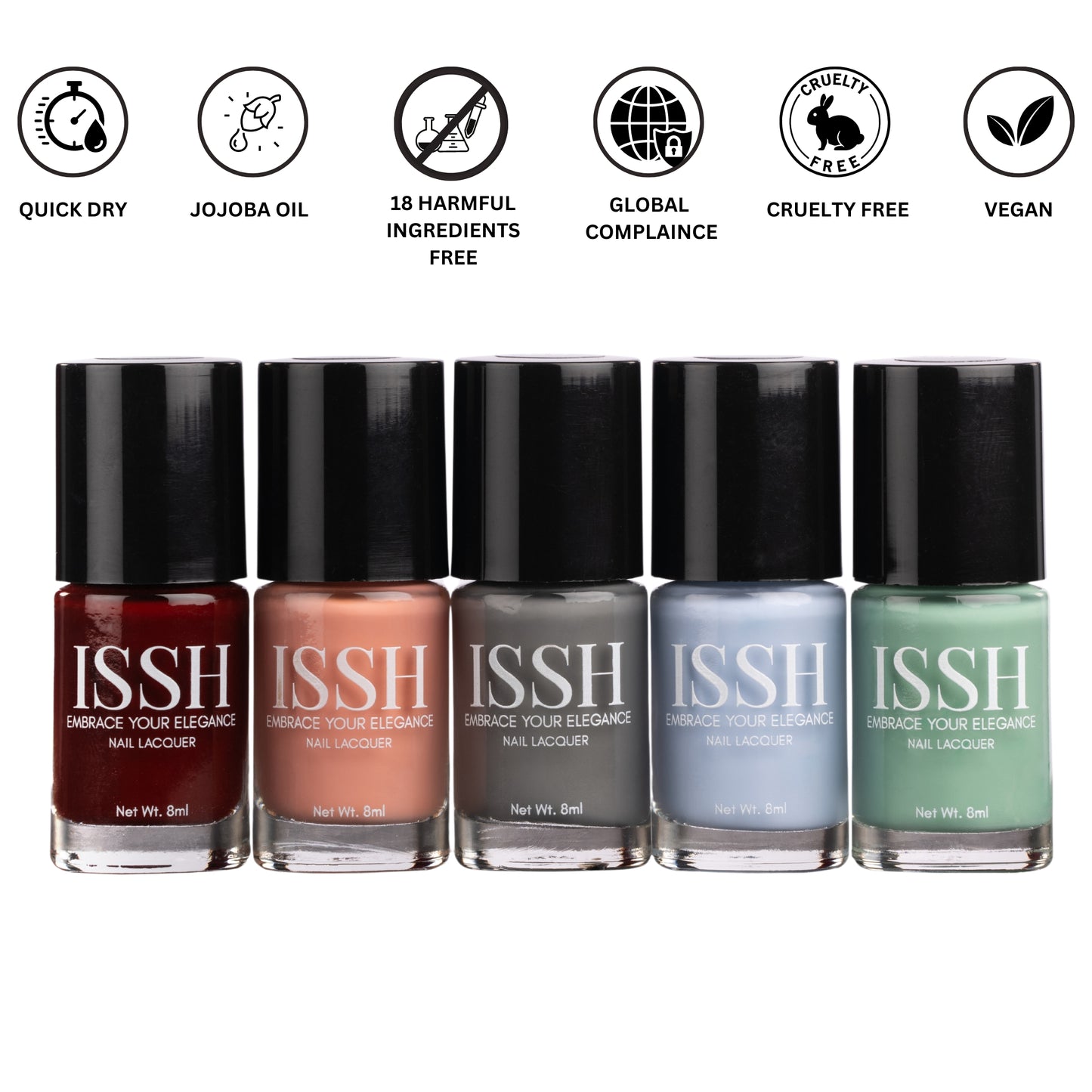 Nail the Perfect Party Look: Easy Application, Dazzling Shades (SET-2)